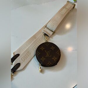 RARE Louis Vuitton Monogram Guitar Strap